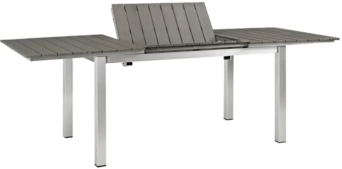 Shore Outdoor Patio Wood Dining Table by Modway