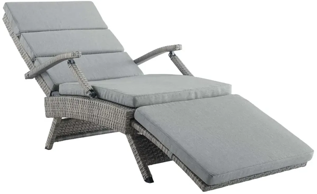 Envisage Chaise Outdoor Patio Wicker Rattan Lounge Chair by Modway