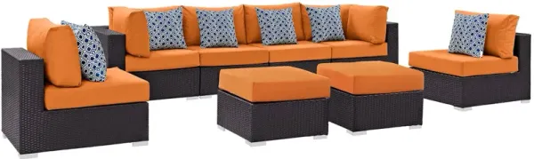 Convene 8 Piece Outdoor Patio Sectional Set by Modway
