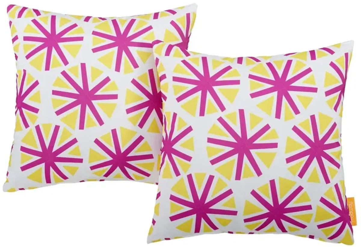 Modway Two Piece Outdoor Patio Pillow Set by Modway