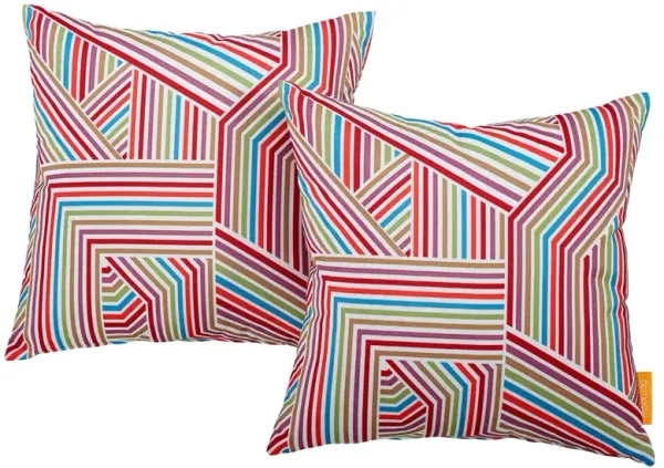 Modway Two Piece Outdoor Patio Pillow Set by Modway Tapestry