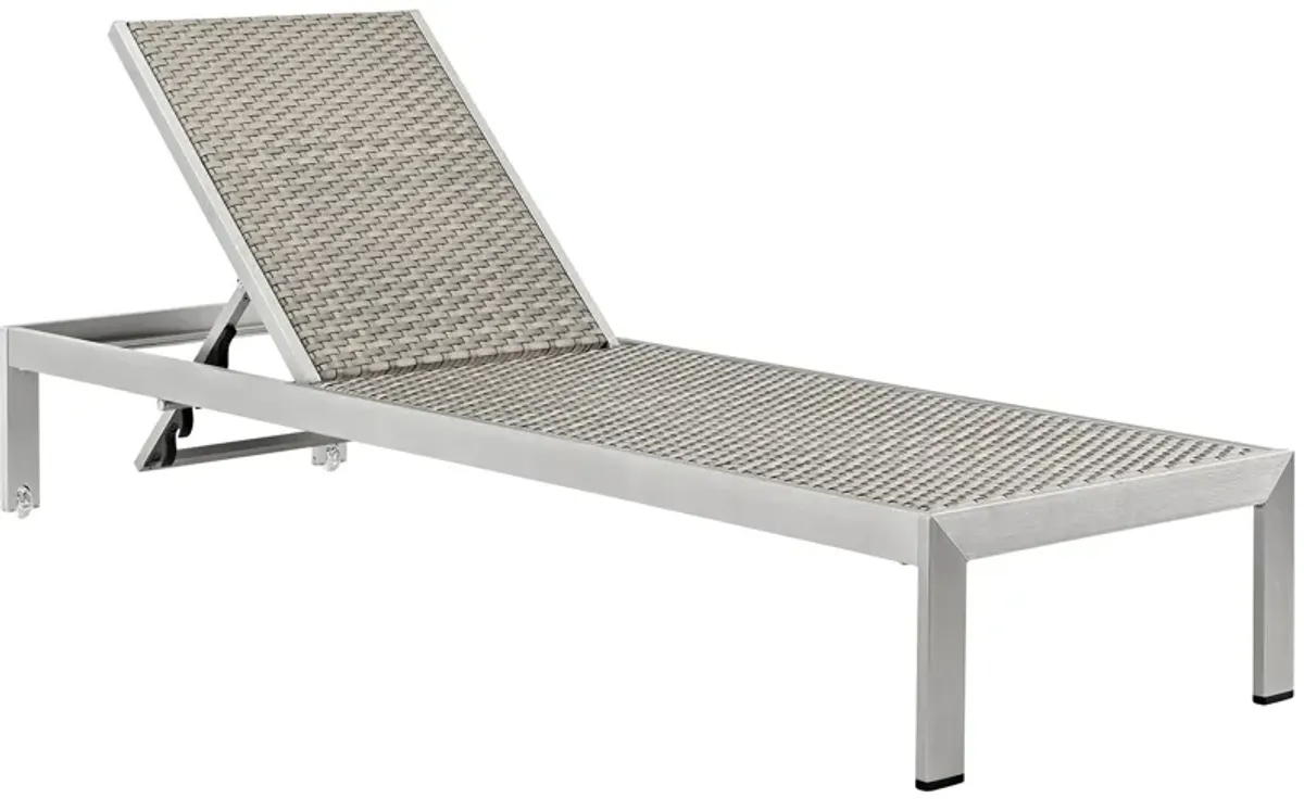 Shore Chaise Outdoor Patio Aluminum Set of 6 by Modway
