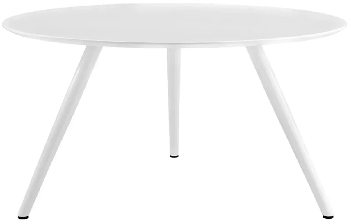 Lippa Round Wood Dining Table with Tripod Base by Modway 54" / White