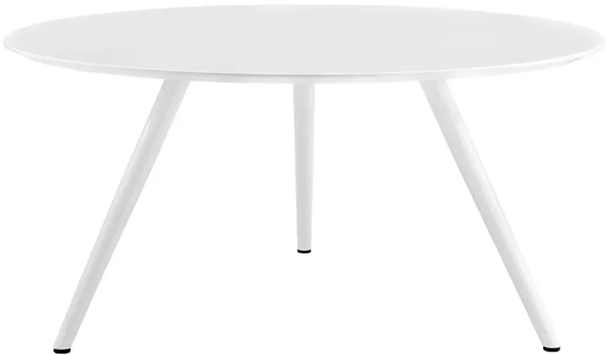 Lippa Round Wood Dining Table with Tripod Base by Modway 60" / White
