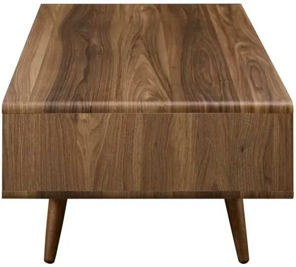 Transmit Coffee Table by Modway Walnut White