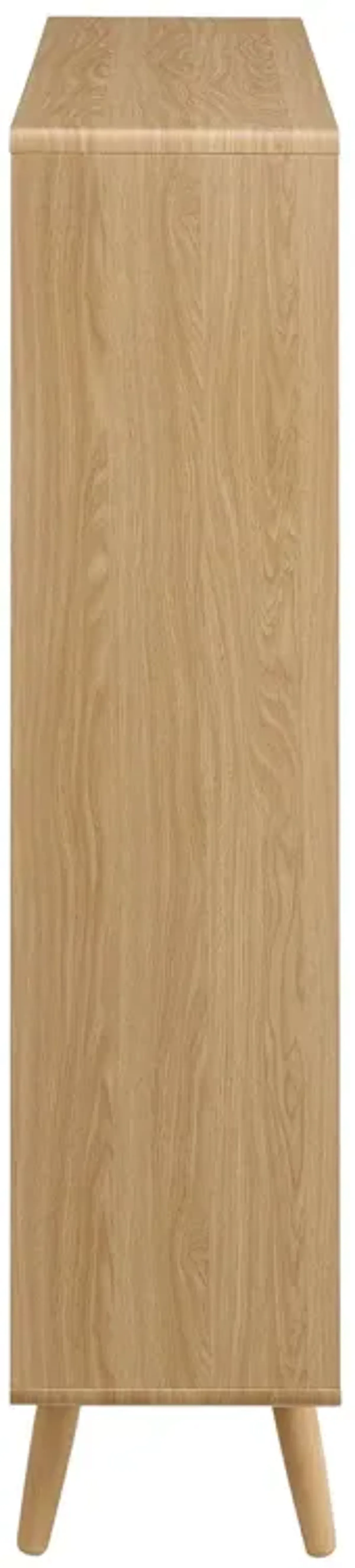 Transmit 7 Shelf Wood Grain Bookcase by Modway