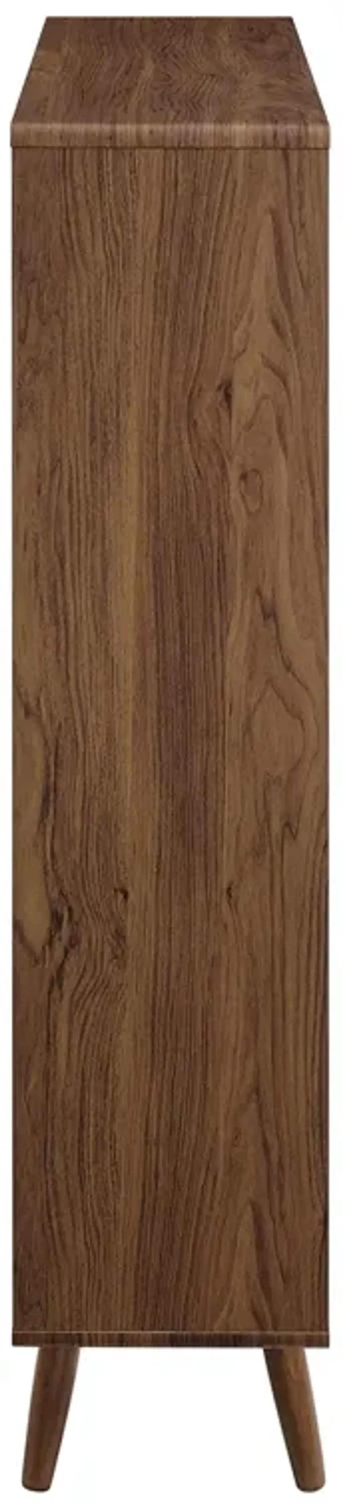 Transmit 7 Shelf Wood Grain Bookcase by Modway