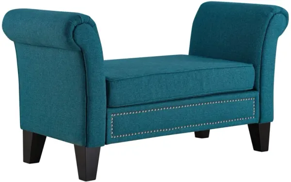 Rendezvous Bench by Modway Teal