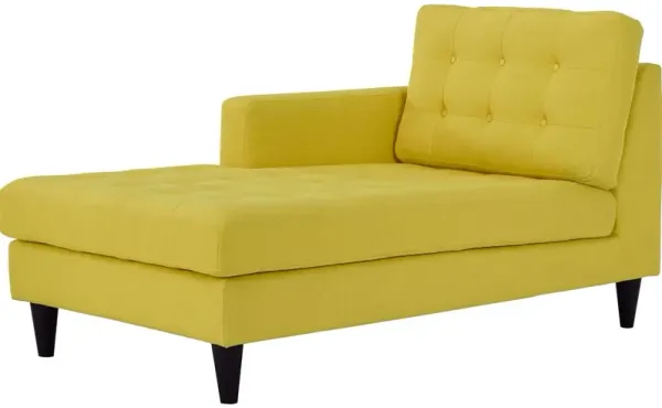 Empress Left-Arm Upholstered Fabric Chaise by Modway Sunny