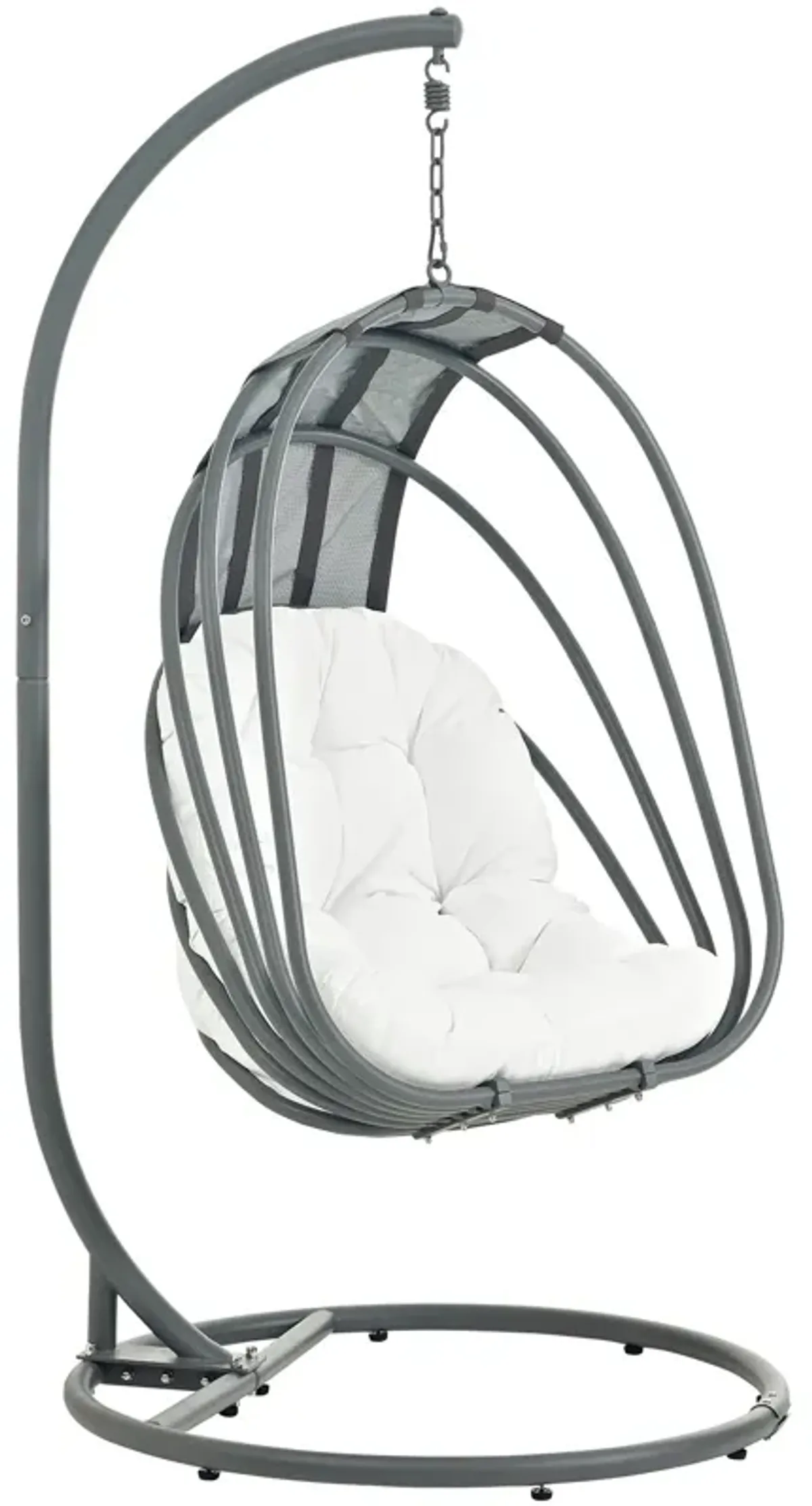 Whisk Outdoor Patio Swing Chair Without Stand by Modway White