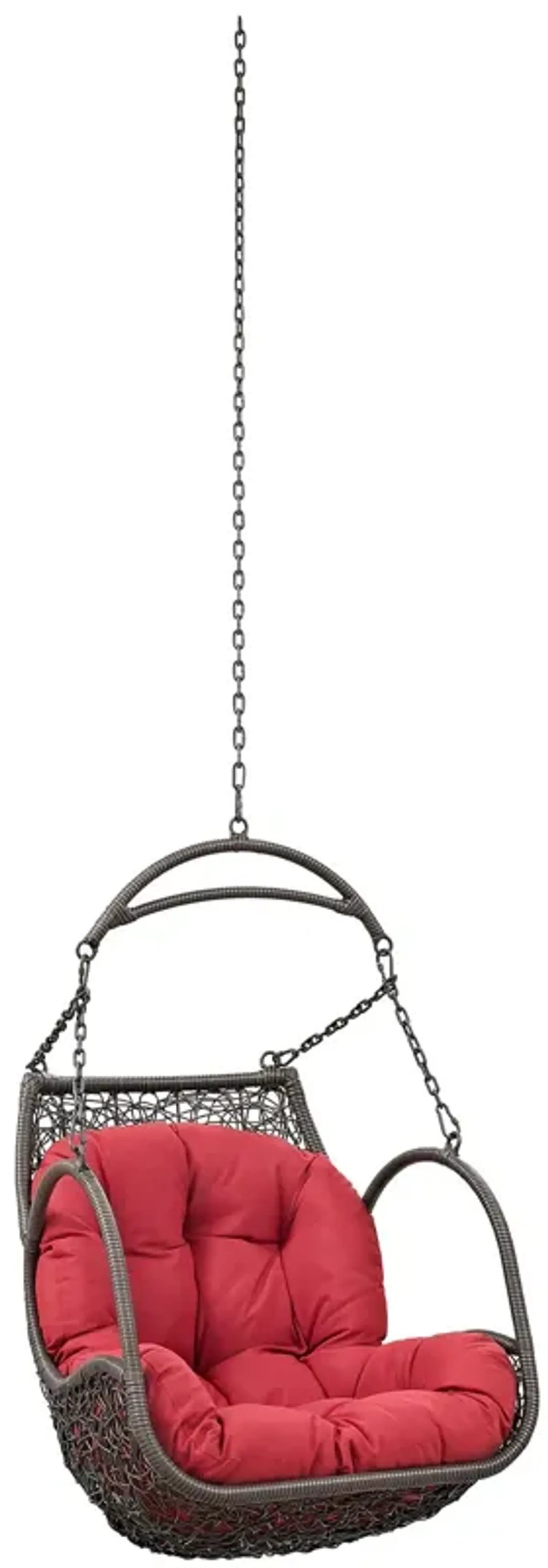 Arbor Outdoor Patio Swing Chair Without Stand by Modway Red