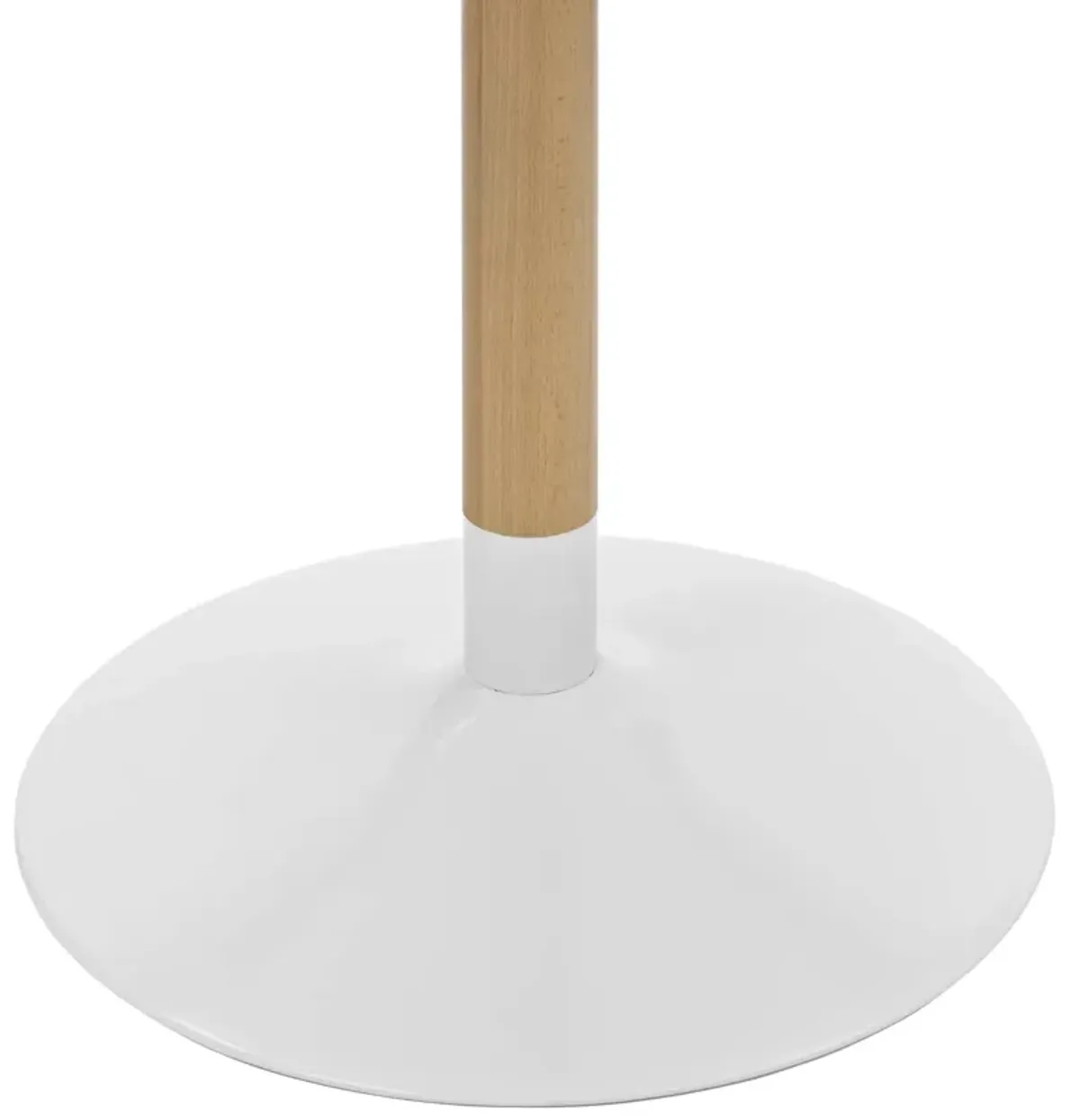 Whirl Round Dining Table by Modway White