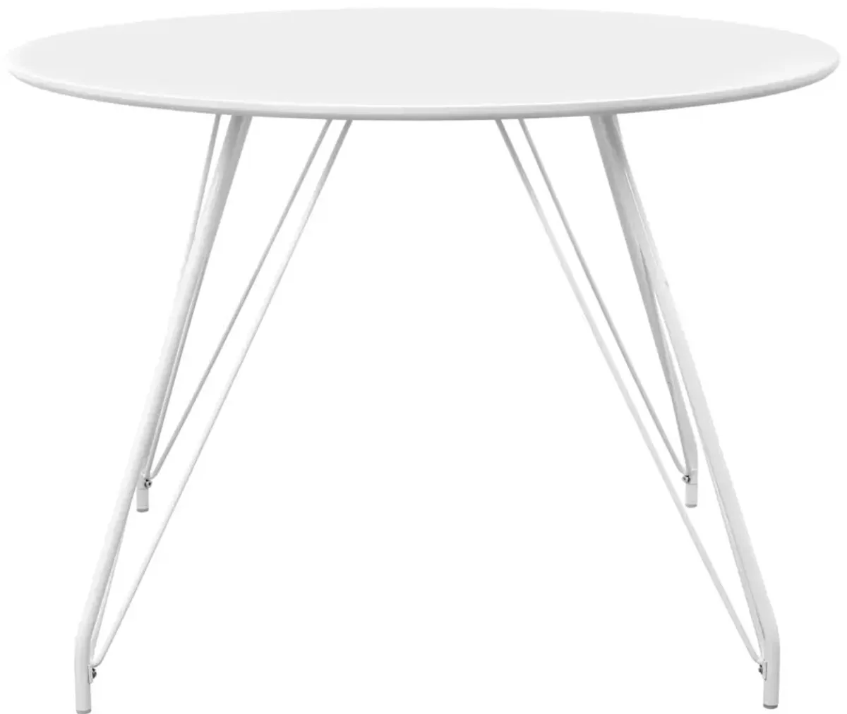 Satellite Circular Dining Table by Modway White
