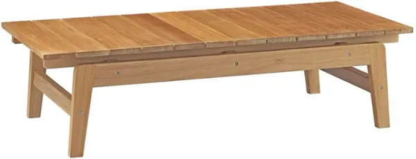 Bayport Outdoor Patio Teak Coffee Table by Modway