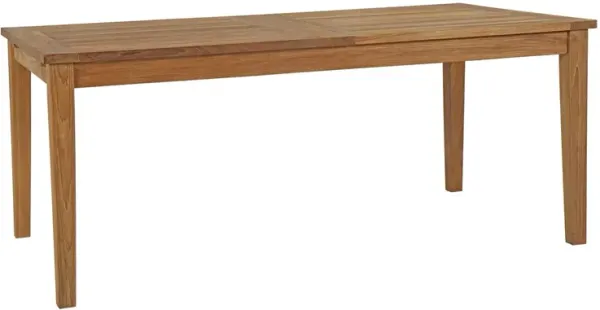 Marina Extendable Outdoor Patio Teak Dining Table by Modway