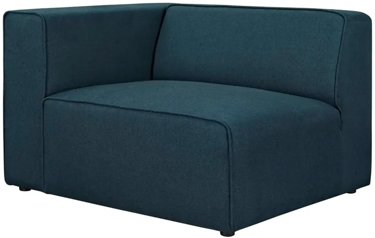 Mingle Fabric Left-Facing Sofa by Modway Gray