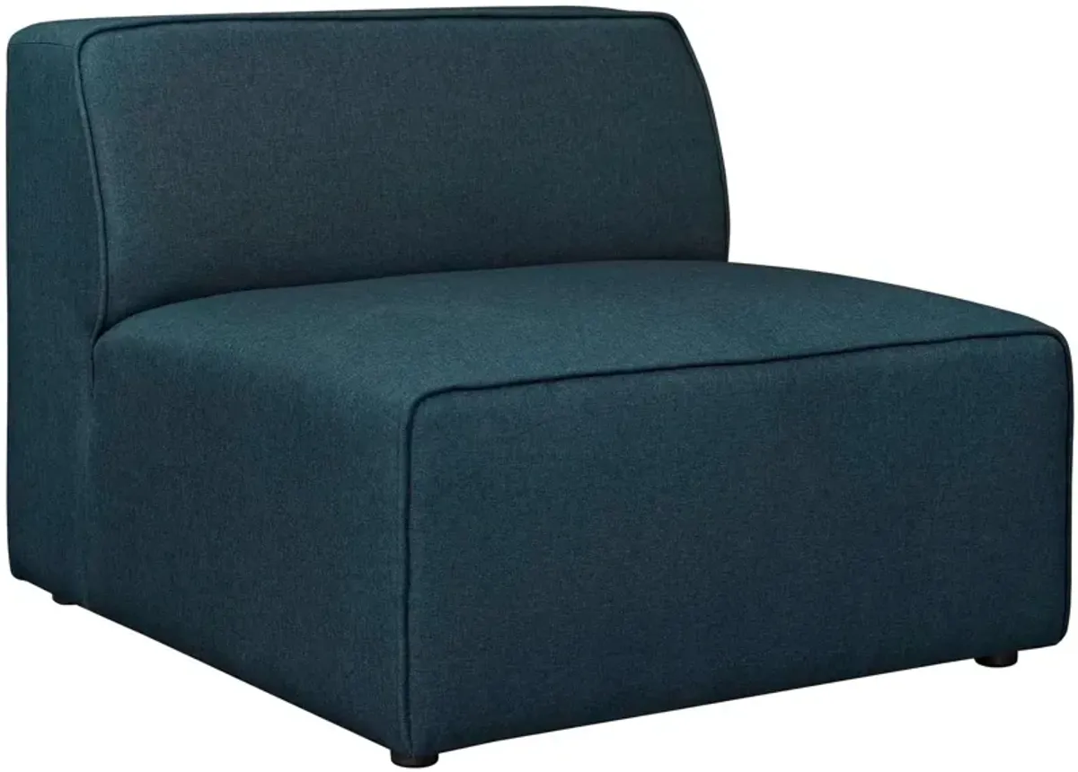 Mingle Fabric Armless by Modway Gray