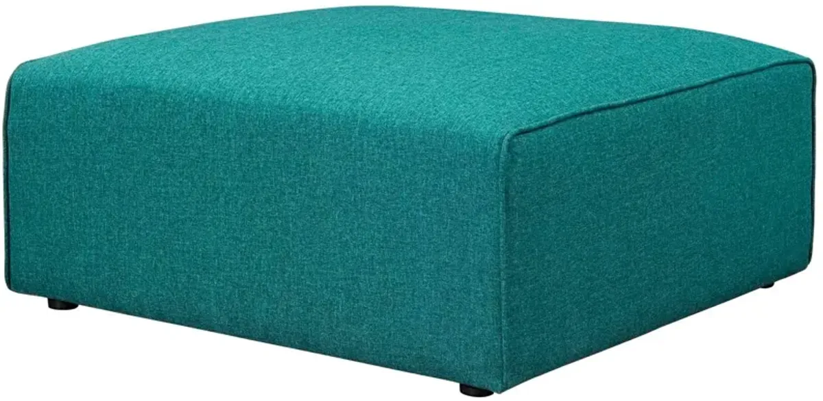 Mingle Fabric Ottoman by Modway Teal