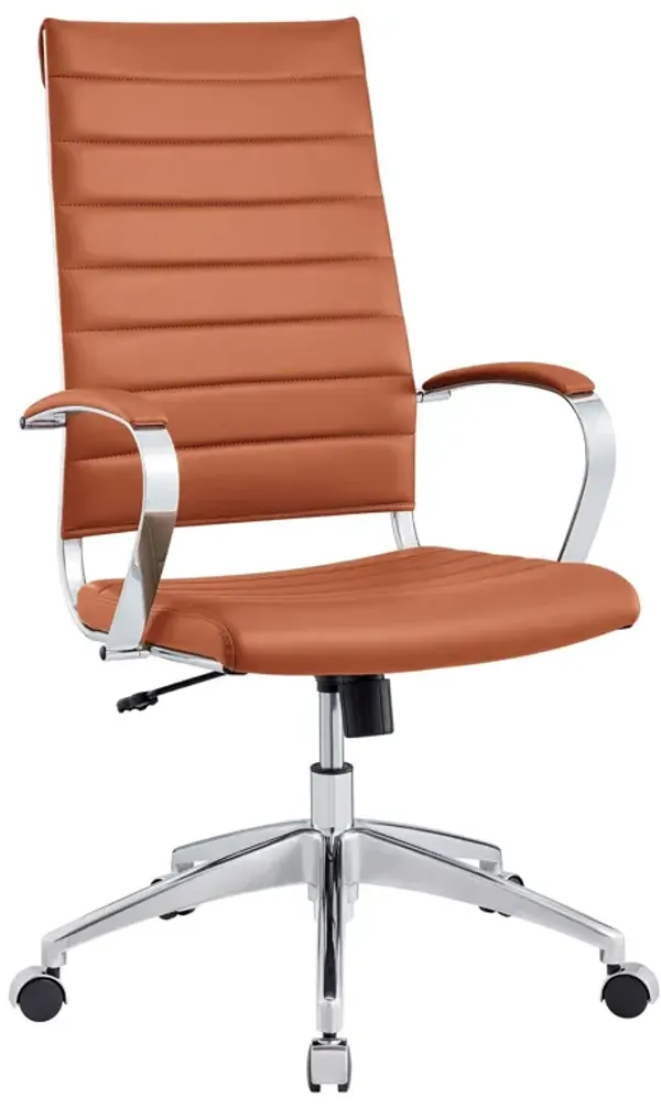 Jive Highback Office Chair by Modway Terracotta
