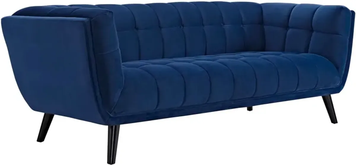 Bestow Performance Velvet Sofa by Modway Navy
