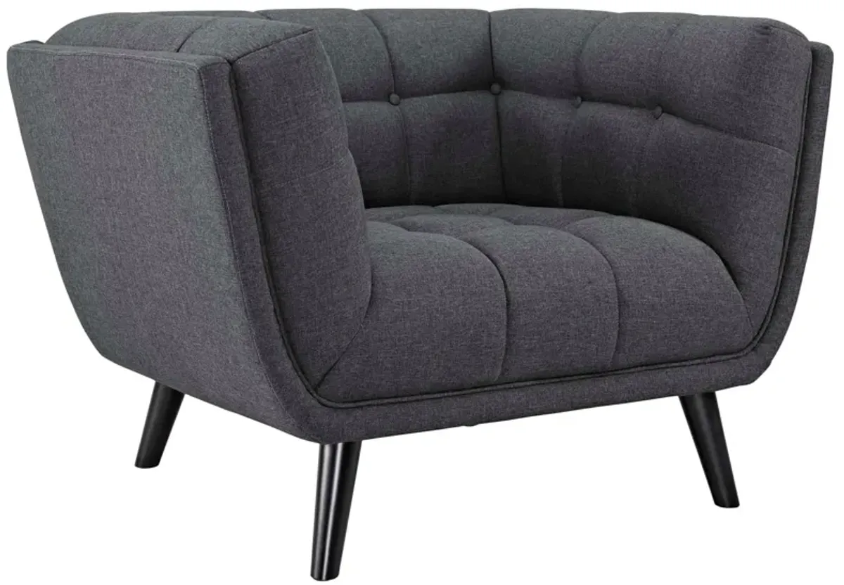 Bestow Upholstered Fabric Armchair by Modway