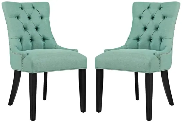 Regent Fabric Dining Side Chair Set of 2 by Modway Laguna
