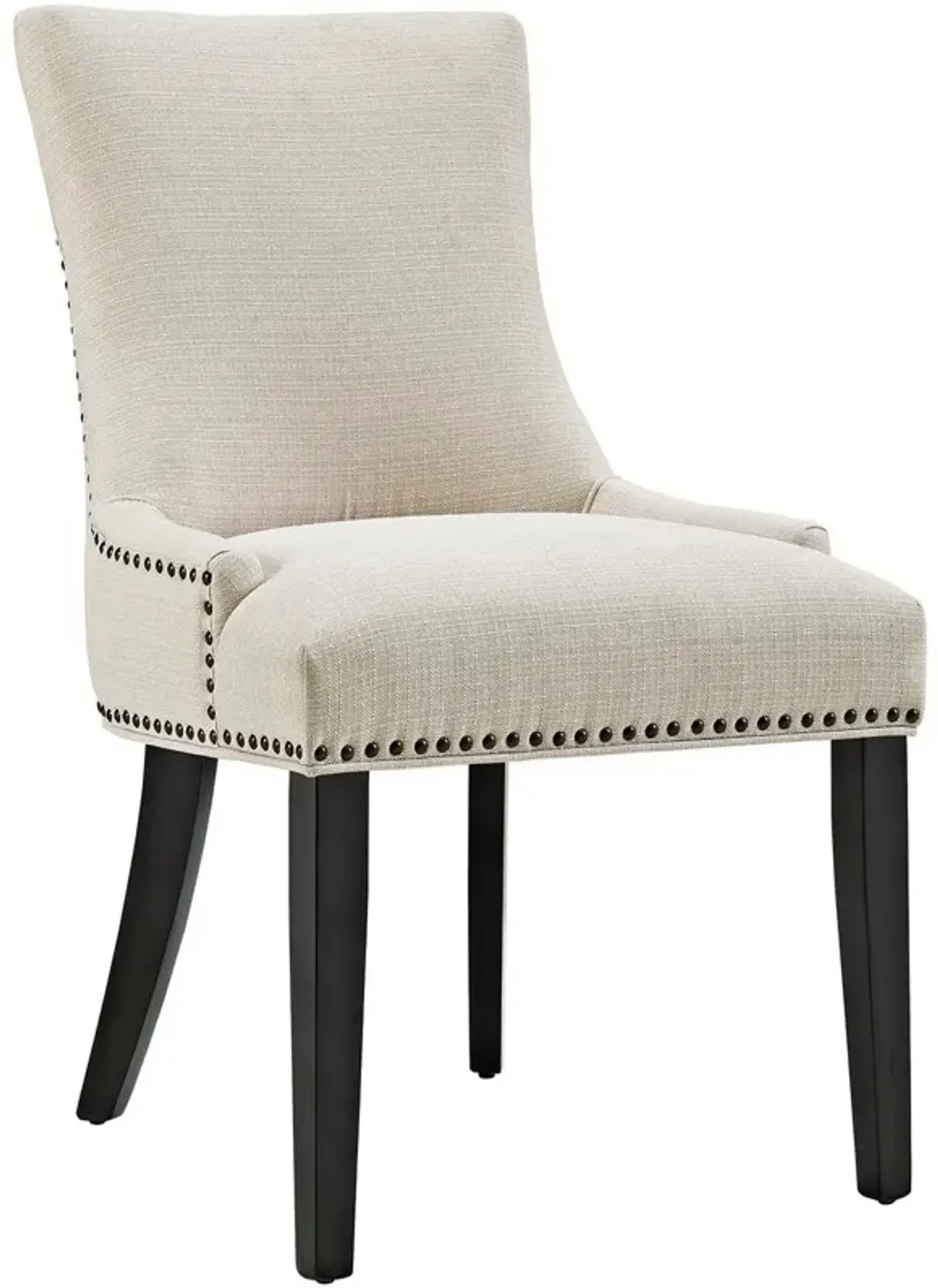 Marquis Fabric Dining Side Chair Set of 2 by Modway Beige