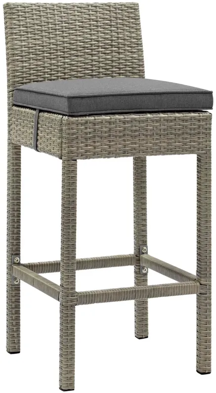 Conduit Outdoor Patio Wicker Rattan Bar Stool by Modway