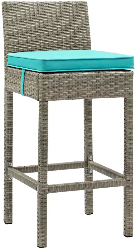 Conduit Outdoor Patio Wicker Rattan Bar Stool by Modway