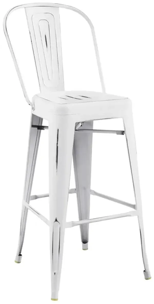 Promenade Bar Side Stool by Modway White