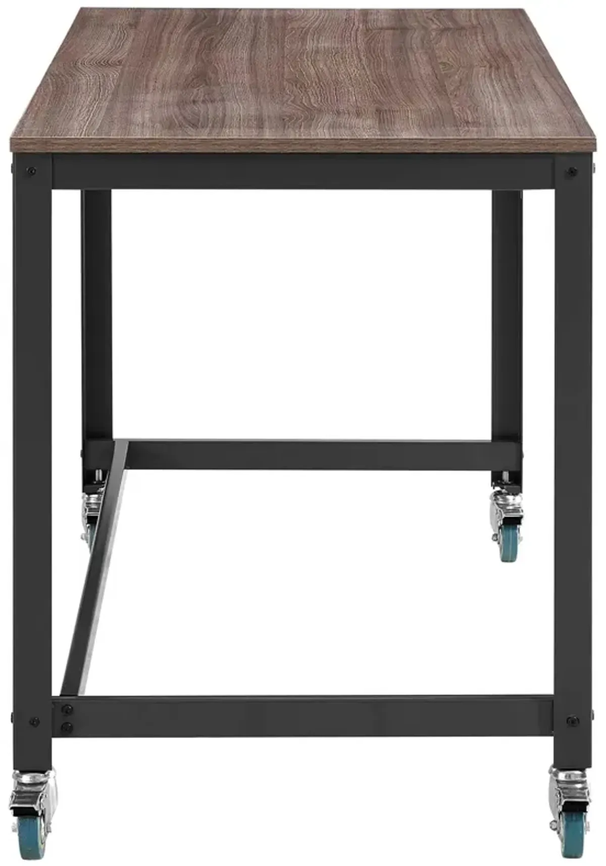 Vivify Computer Office Desk by Modway Gray Walnut