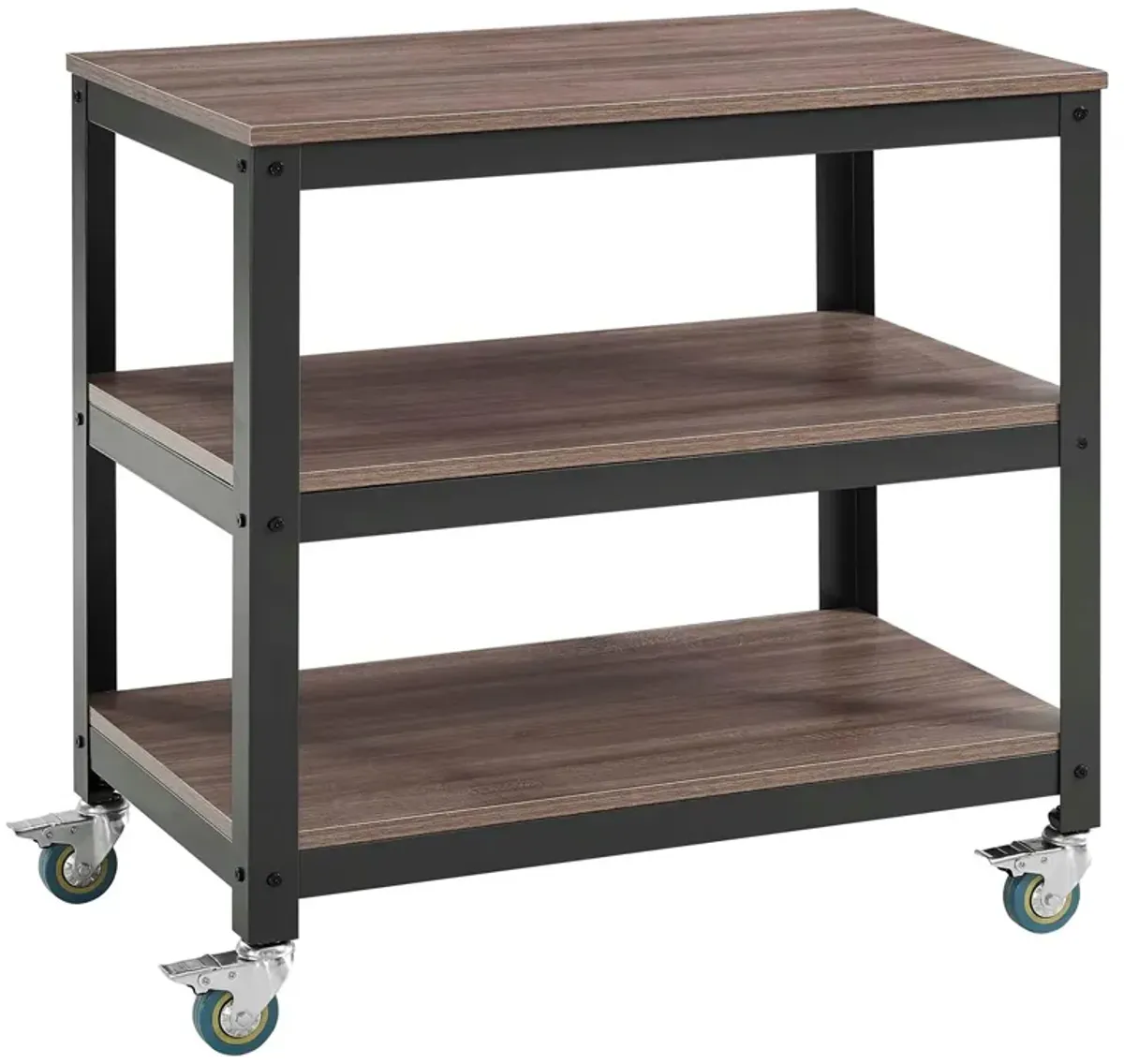 Vivify Tiered Serving Stand by Modway Gray Walnut