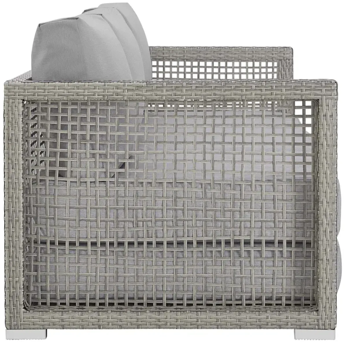 Aura Outdoor Patio Wicker Rattan Sofa by Modway