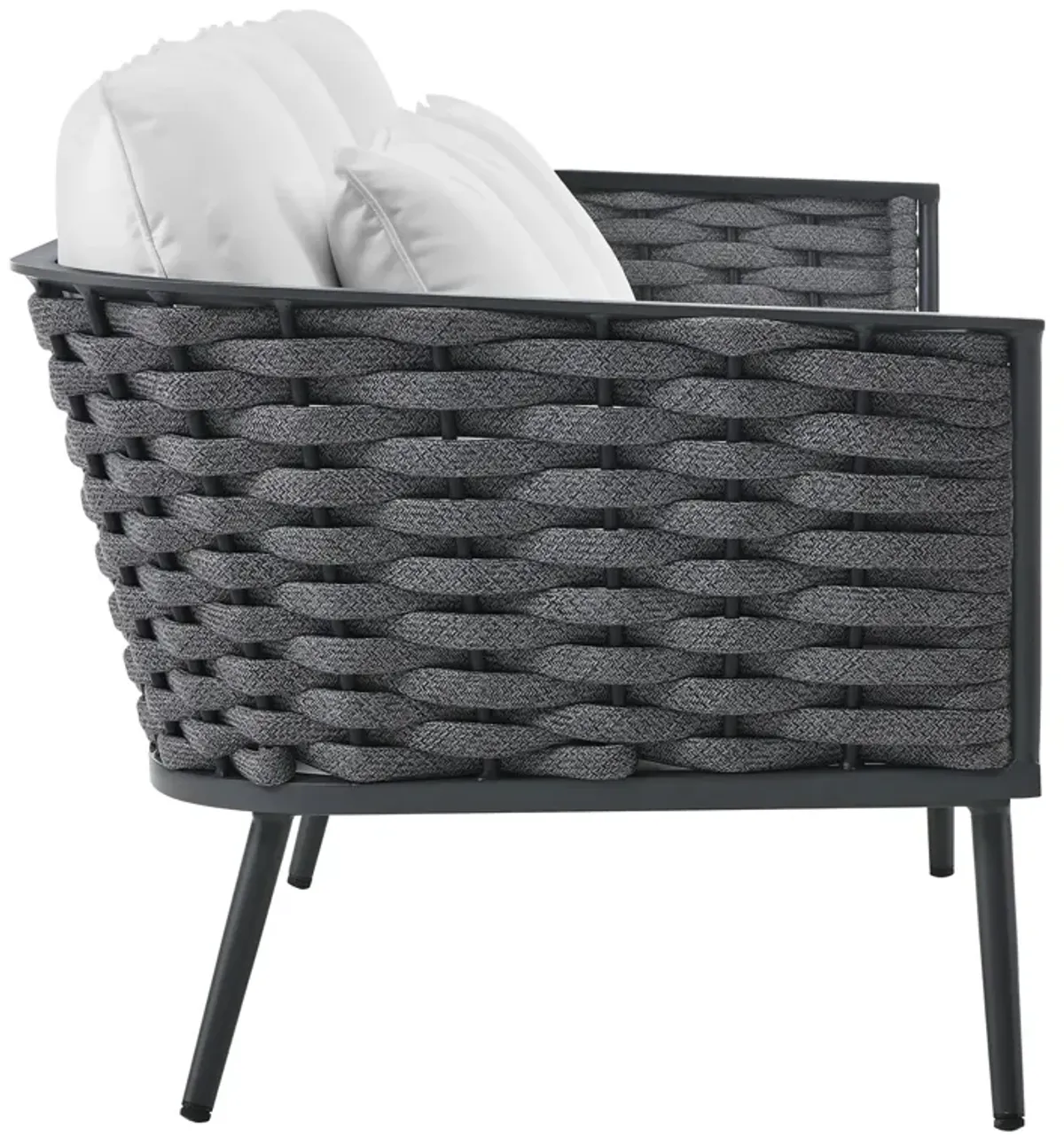 Stance Outdoor Patio Aluminum Sofa by Modway