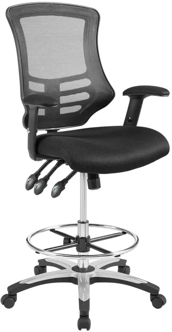 Calibrate Mesh Drafting Chair by Modway Black