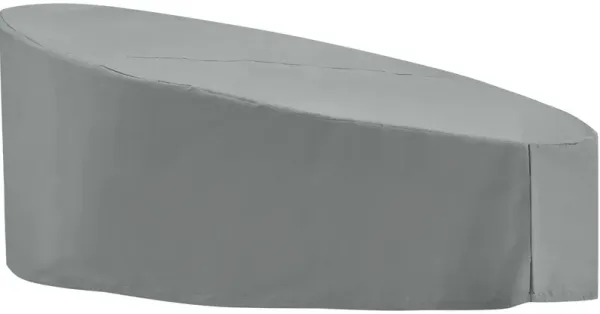Immerse Taiji / Convene / Sojourn / Summon Daybed Outdoor Patio Furniture Cover by Modway Gray