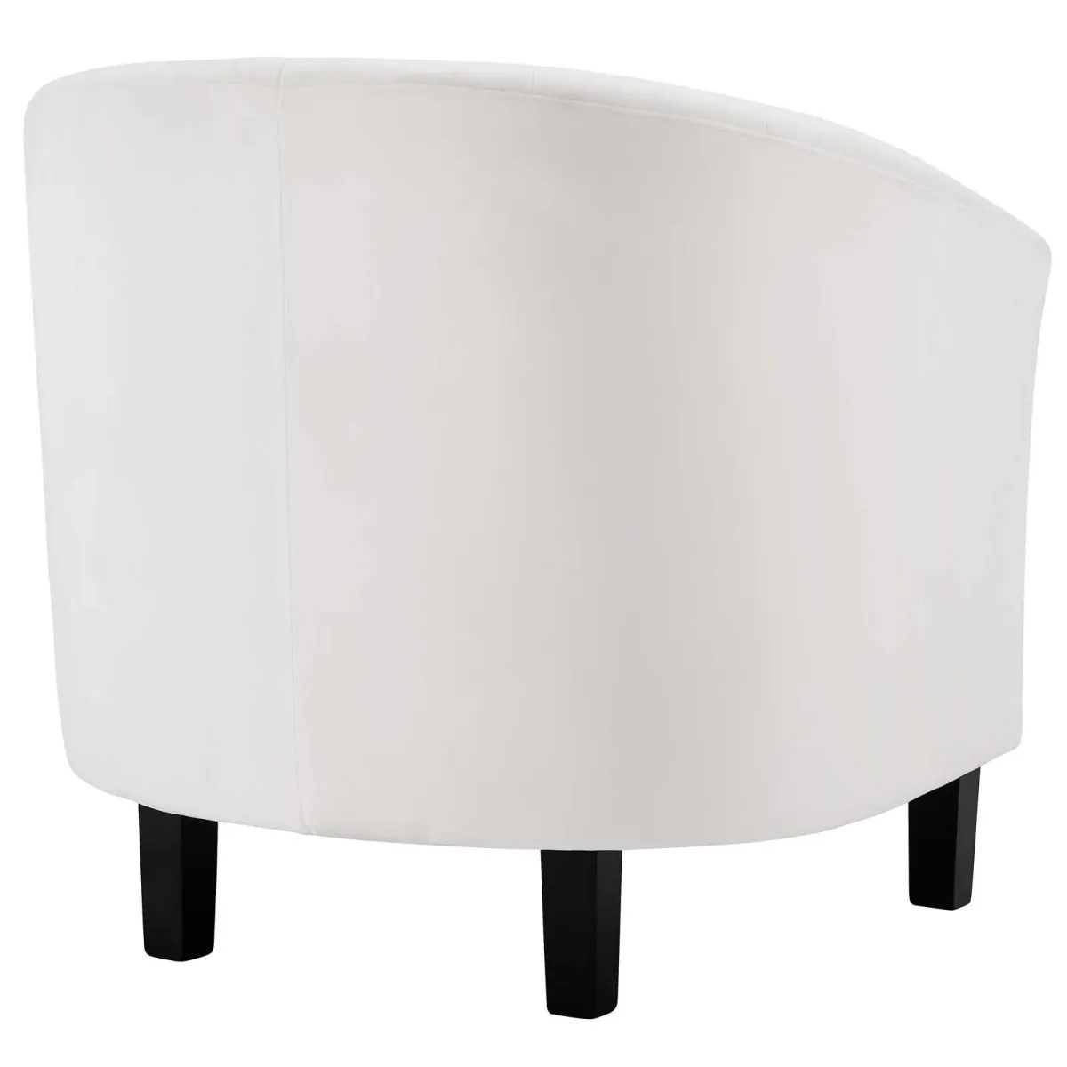 Prospect Channel Tufted Performance Velvet Armchair by Modway White