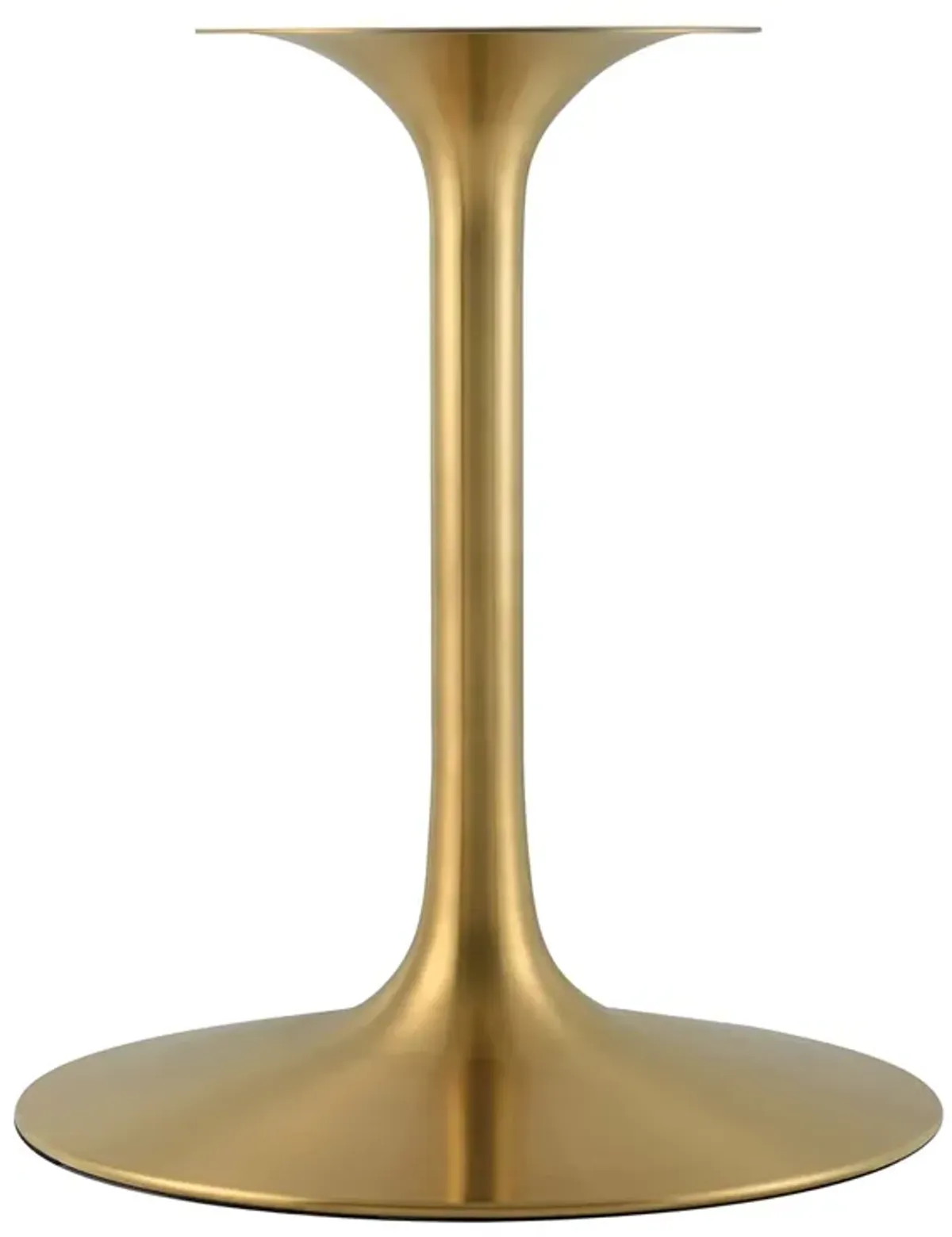 Lippa Round 48" Dining Table by Modway Wood / Gold White