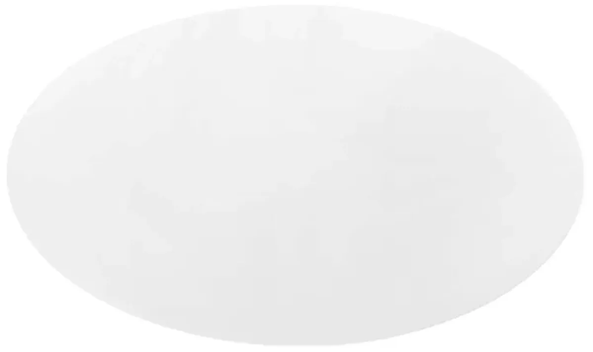 Lippa Oval Wood Dining Table by Modway 60" / Gold White