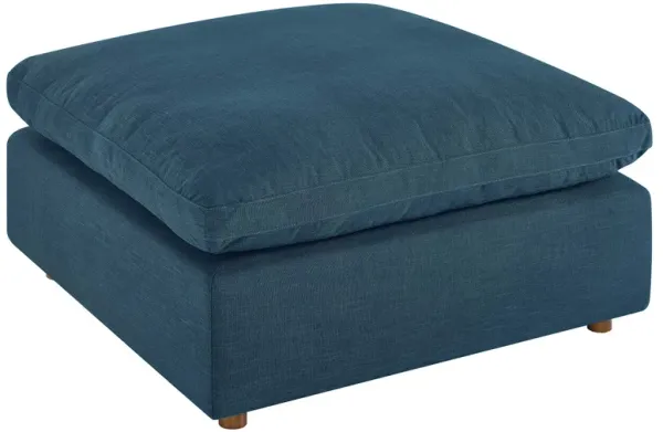 Commix Down Filled Overstuffed Ottoman by Modway Azure