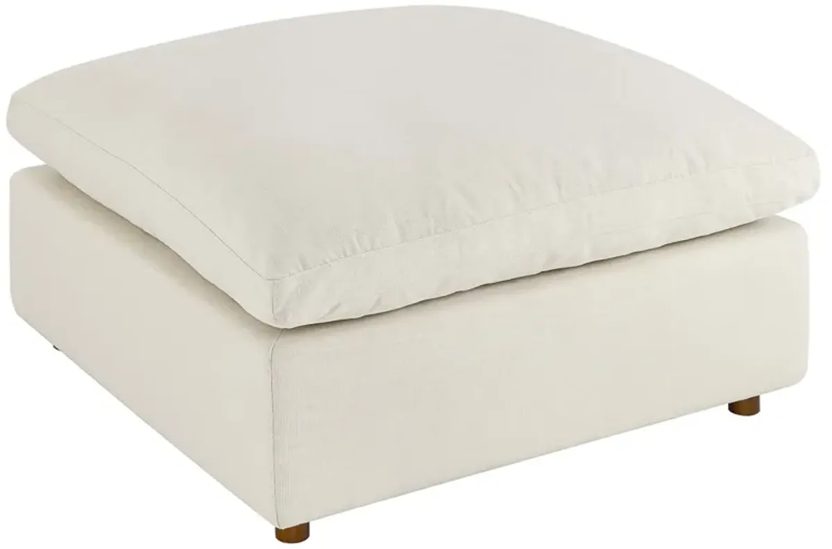 Commix Down Filled Overstuffed Ottoman by Modway Pure White