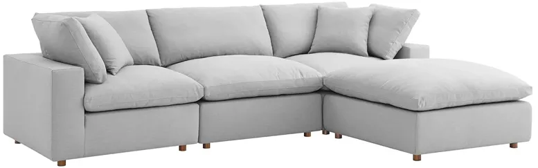 Commix 4 Piece Down Filled Overstuffed Sectional Sofa Set by Modway