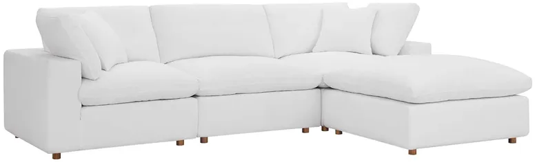 Commix 4 Piece Down Filled Overstuffed Sectional Sofa Set by Modway