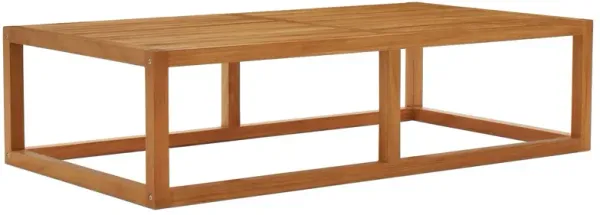 Newbury Outdoor Patio Premium Grade A Teak Wood Coffee Table by Modway Natural