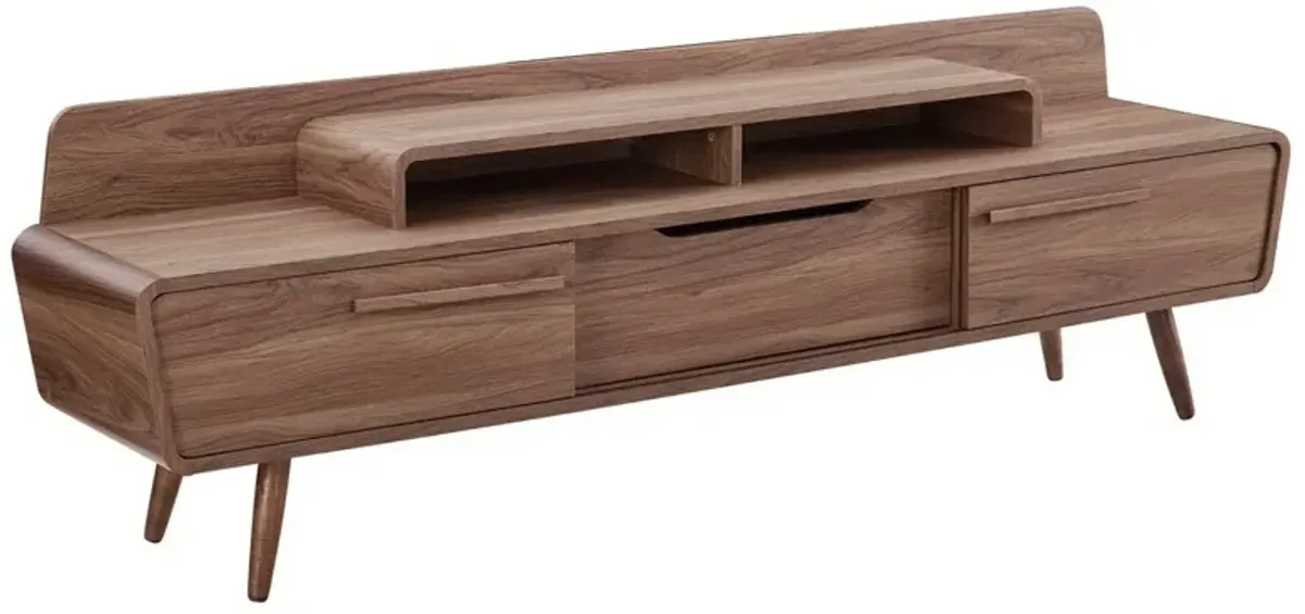 Omnistand 74" TV Stand by Modway Walnut