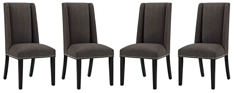 Baron Dining Chair Fabric Set of 4 by Modway