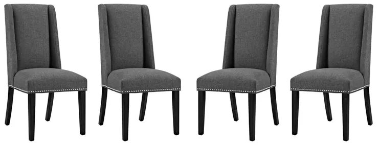 Baron Dining Chair Fabric Set of 4 by Modway