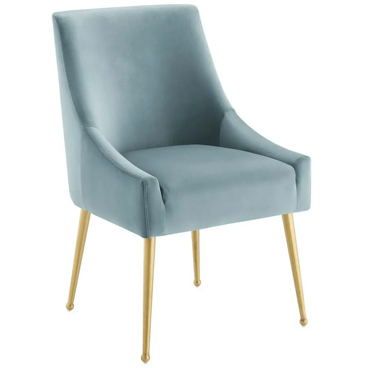 Discern Upholstered Performance Velvet Dining Chair by Modway Gray