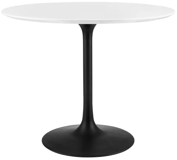 Lippa Round 36" Dining Table by Modway Wood / Black White