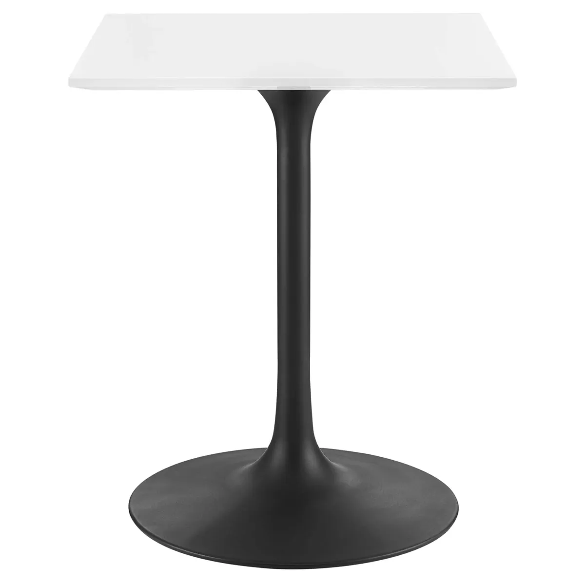 Lippa Square Wood Dining Table by Modway 24" / Black White